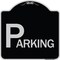 Signmission Designer Series Sign-Parking, Black & Silver Heavy-Gauge Aluminum Sign, 18" x 18", BS-1818-24514 A-DES-BS-1818-24514 - alternate 1